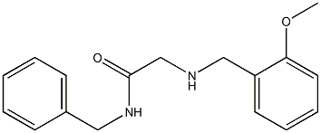  N-benzyl-2-{[(2-methoxyphenyl)methyl]amino}acetamide