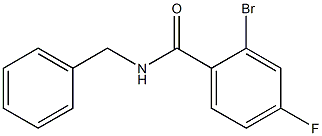 N-benzyl-2-bromo-4-fluorobenzamide Struktur