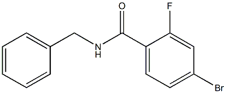 N-benzyl-4-bromo-2-fluorobenzamide Struktur