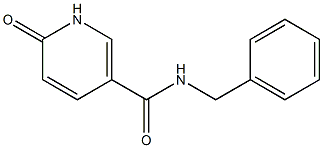 N-benzyl-6-oxo-1,6-dihydropyridine-3-carboxamide Struktur