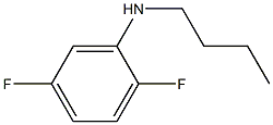 N-butyl-2,5-difluoroaniline 化学構造式