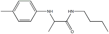 N-butyl-2-[(4-methylphenyl)amino]propanamide Struktur