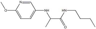 N-butyl-2-[(6-methoxypyridin-3-yl)amino]propanamide