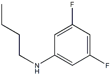 N-butyl-3,5-difluoroaniline Struktur