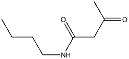 N-butyl-3-oxobutanamide Struktur