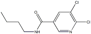 N-butyl-5,6-dichloropyridine-3-carboxamide Structure