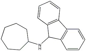 N-cycloheptyl-9H-fluoren-9-amine 结构式