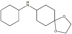 N-cyclohexyl-1,4-dioxaspiro[4.5]decan-8-amine Struktur