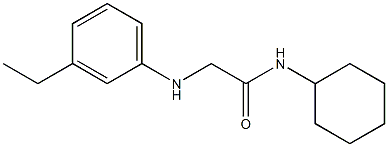 N-cyclohexyl-2-[(3-ethylphenyl)amino]acetamide|