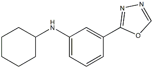  N-cyclohexyl-3-(1,3,4-oxadiazol-2-yl)aniline