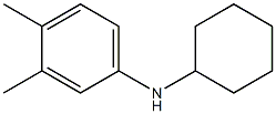 N-cyclohexyl-3,4-dimethylaniline Structure