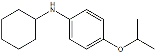 N-cyclohexyl-4-(propan-2-yloxy)aniline Struktur