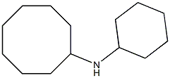 N-cyclohexylcyclooctanamine,,结构式