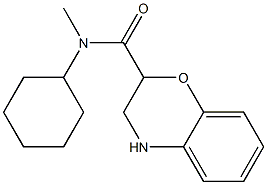 N-cyclohexyl-N-methyl-3,4-dihydro-2H-1,4-benzoxazine-2-carboxamide|