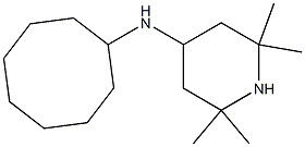 N-cyclooctyl-2,2,6,6-tetramethylpiperidin-4-amine Struktur