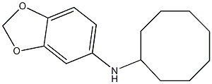 N-cyclooctyl-2H-1,3-benzodioxol-5-amine Structure