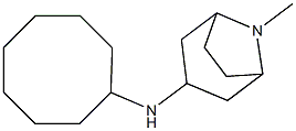 N-cyclooctyl-8-methyl-8-azabicyclo[3.2.1]octan-3-amine,,结构式