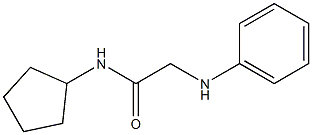 N-cyclopentyl-2-(phenylamino)acetamide Structure