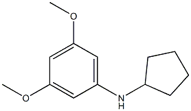 N-cyclopentyl-3,5-dimethoxyaniline Structure