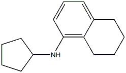 N-cyclopentyl-5,6,7,8-tetrahydronaphthalen-1-amine Struktur