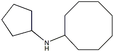 N-cyclopentylcyclooctanamine Struktur