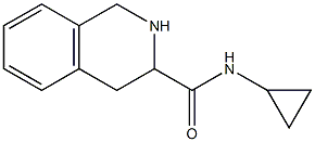 N-cyclopropyl-1,2,3,4-tetrahydroisoquinoline-3-carboxamide Structure