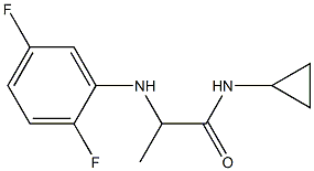 N-cyclopropyl-2-[(2,5-difluorophenyl)amino]propanamide|