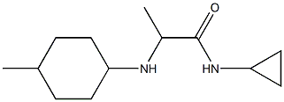 N-cyclopropyl-2-[(4-methylcyclohexyl)amino]propanamide