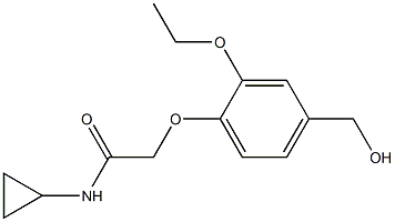  N-cyclopropyl-2-[2-ethoxy-4-(hydroxymethyl)phenoxy]acetamide