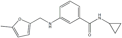 N-cyclopropyl-3-{[(5-methylfuran-2-yl)methyl]amino}benzamide|