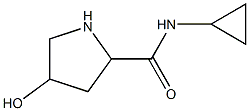 N-cyclopropyl-4-hydroxypyrrolidine-2-carboxamide Structure