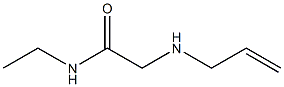 N-ethyl-2-(prop-2-en-1-ylamino)acetamide Structure