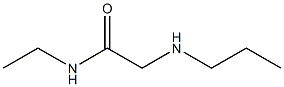 N-ethyl-2-(propylamino)acetamide Struktur