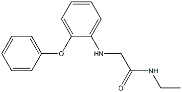 N-ethyl-2-[(2-phenoxyphenyl)amino]acetamide 结构式