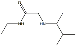 N-ethyl-2-[(3-methylbutan-2-yl)amino]acetamide Structure