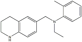 N-ethyl-2-methyl-N-(1,2,3,4-tetrahydroquinolin-6-ylmethyl)aniline