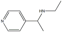 N-ethyl-N-(1-pyridin-4-ylethyl)amine Structure