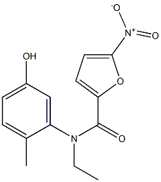 N-ethyl-N-(5-hydroxy-2-methylphenyl)-5-nitrofuran-2-carboxamide Structure