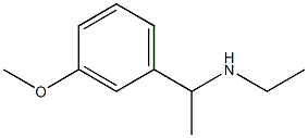 N-ethyl-N-[1-(3-methoxyphenyl)ethyl]amine,,结构式