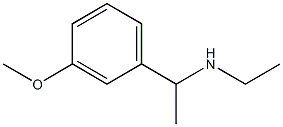 N-ethyl-N-[1-(3-methoxyphenyl)ethyl]amine Structure