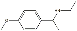 N-ethyl-N-[1-(4-methoxyphenyl)ethyl]amine 化学構造式