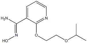 N'-hydroxy-2-(2-isopropoxyethoxy)pyridine-3-carboximidamide Struktur