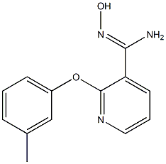  N'-hydroxy-2-(3-methylphenoxy)pyridine-3-carboximidamide