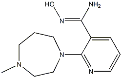 N'-hydroxy-2-(4-methyl-1,4-diazepan-1-yl)pyridine-3-carboximidamide Structure