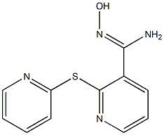 N'-hydroxy-2-(pyridin-2-ylsulfanyl)pyridine-3-carboximidamide