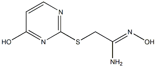 N'-hydroxy-2-[(4-hydroxypyrimidin-2-yl)sulfanyl]ethanimidamide