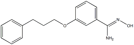 N'-hydroxy-3-(3-phenylpropoxy)benzenecarboximidamide Struktur