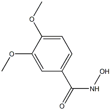 N-hydroxy-3,4-dimethoxybenzamide 结构式