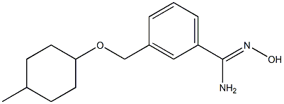 N'-hydroxy-3-{[(4-methylcyclohexyl)oxy]methyl}benzenecarboximidamide