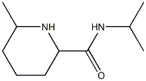 N-isopropyl-6-methylpiperidine-2-carboxamide 化学構造式